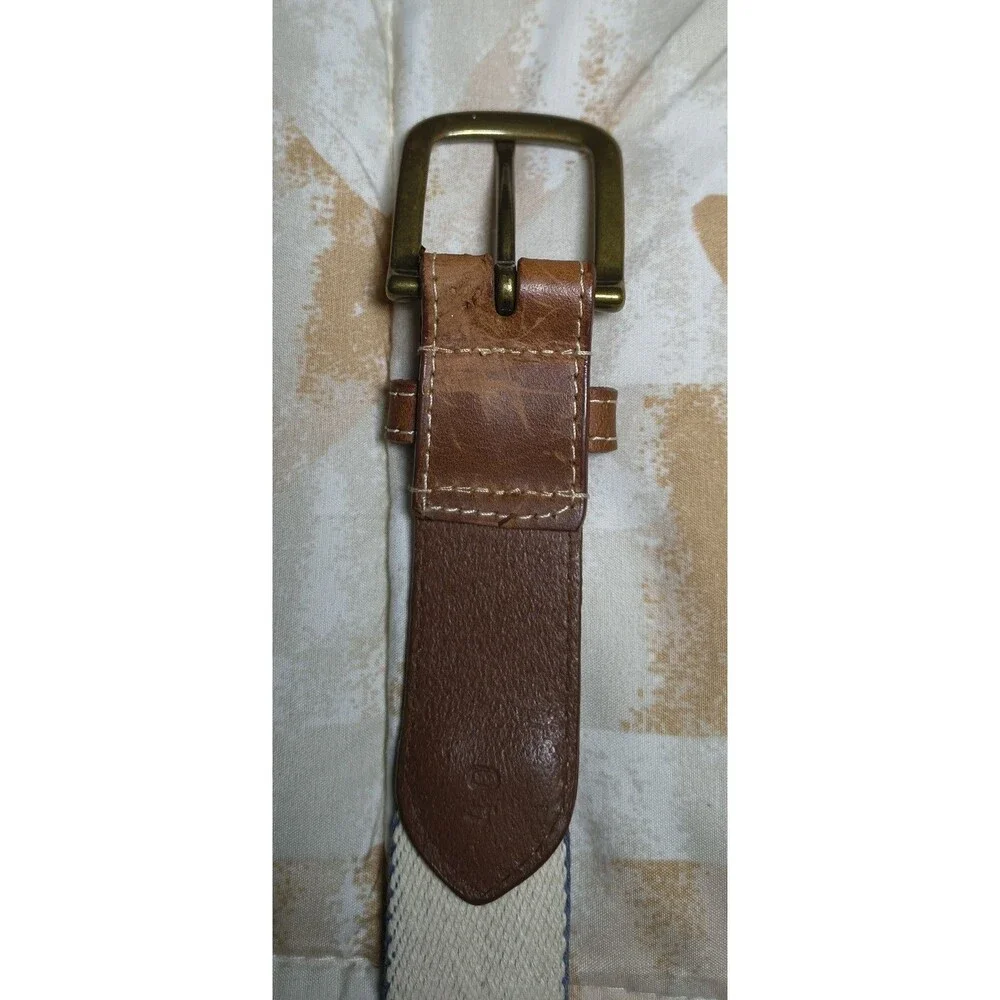 Doc Murphy | Golf Belt | Size 40| Khaki, Canvas Leather